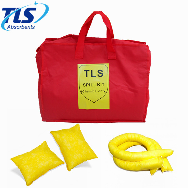 Yellow Color Chemical Absorbent Spill Kits for Chemical Spill Control