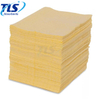 100% Polypropylene Yellow Absorbents Pads For Chemical Factory