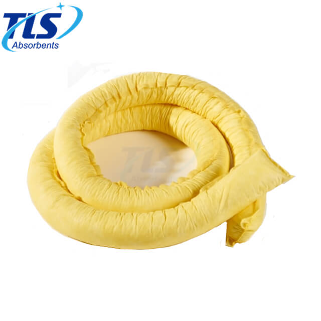12.7CM x 6M Flexible Universal Polypropylene Absorbent Socks for General Liquid Spills and Leaks