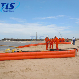 Rubber Reusable Shore seal Oil Containment Boom In Shallow Waters