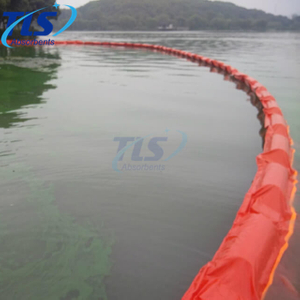 Solid-Floatation Orange PVC Oil Containment Spill Control Boom