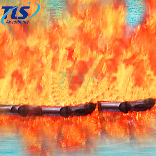 Orange Fire Resistant Oil Spill Control Boom For River